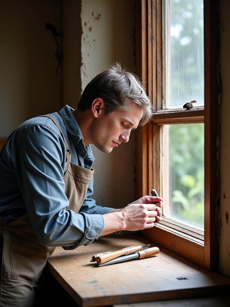 विरासत खिड़की संरक्षण कार्य